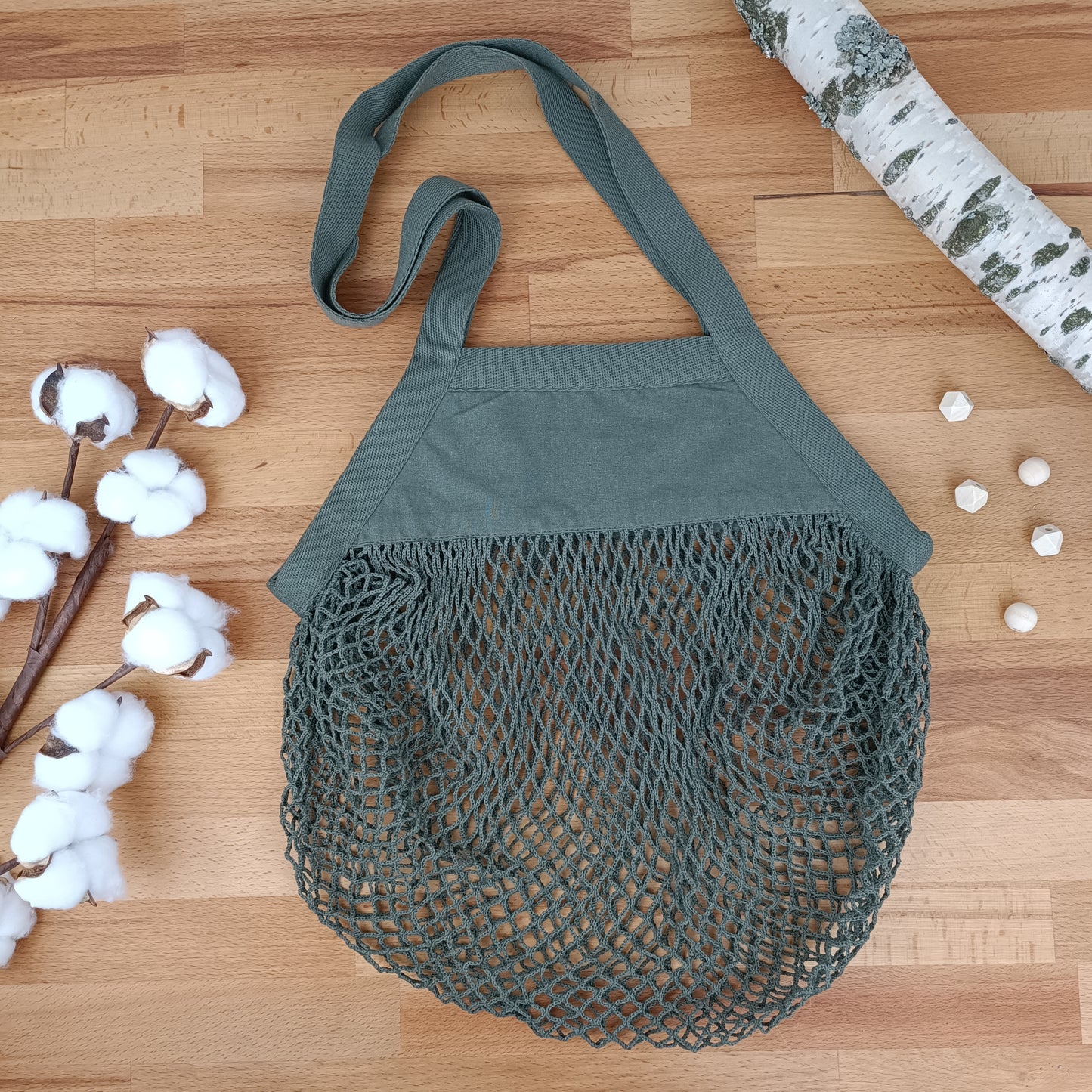 Netztasche olive